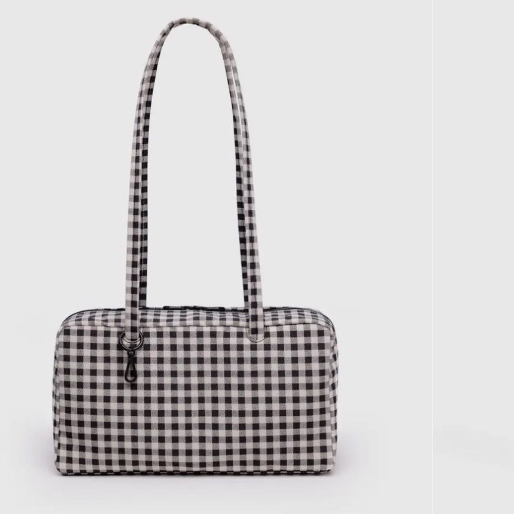 BAGGU Bowler Bag Gingham Standard Size